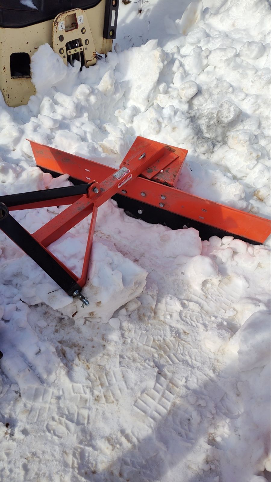 Új hótoló (húzó) lap kistraktorra - Kép 2