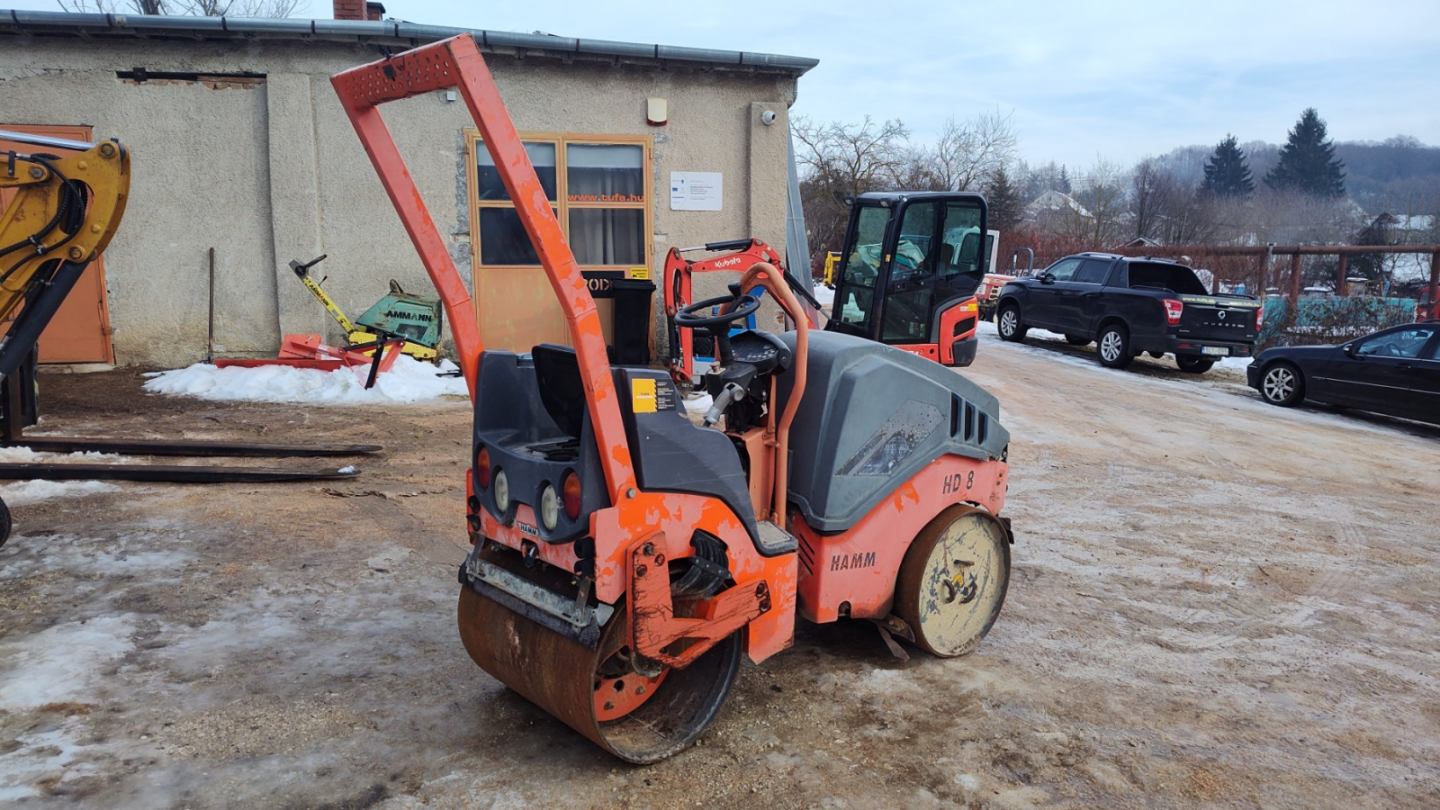 HAMM HD8 dupla vibrós úthenger