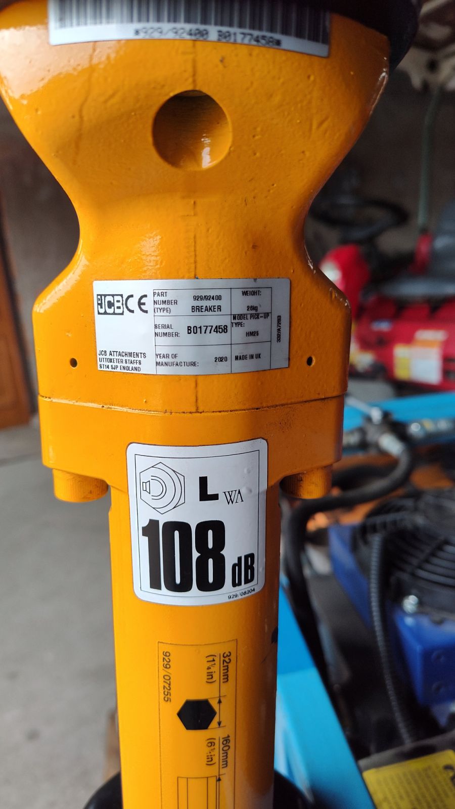 JCB HM25 kézi hidraulikus bontókalapács - Kép 5