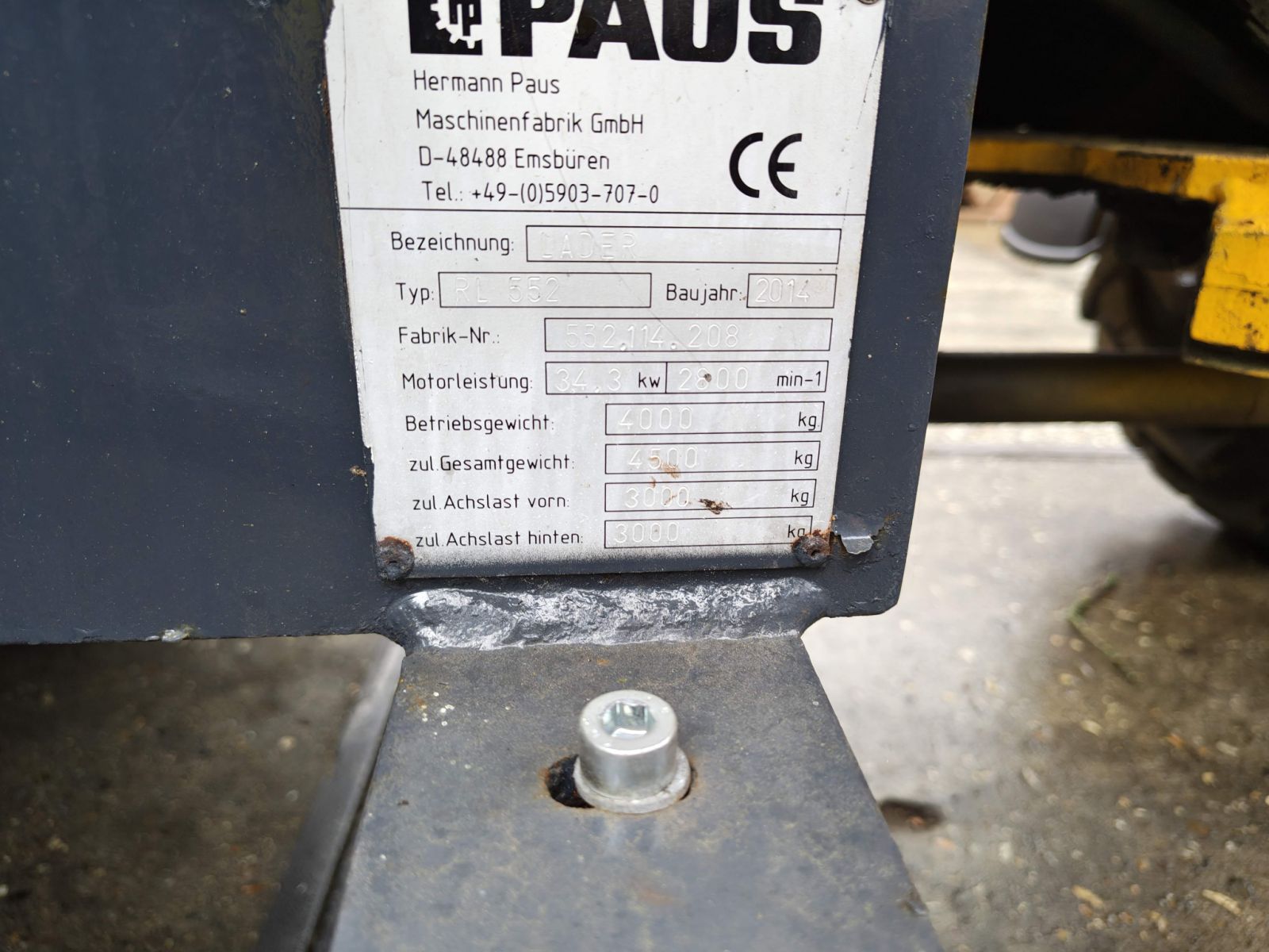 PAUS RL552 – kompakt gumikerekes homlokrakodó - Kép 3