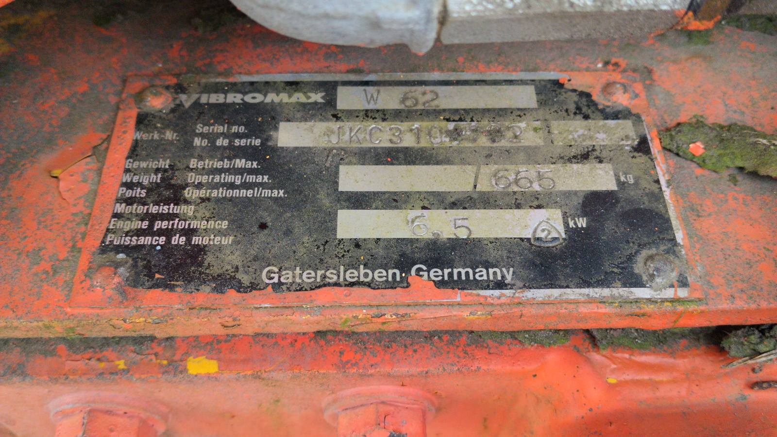 Vibromax W62 padkahenger - Kép 7